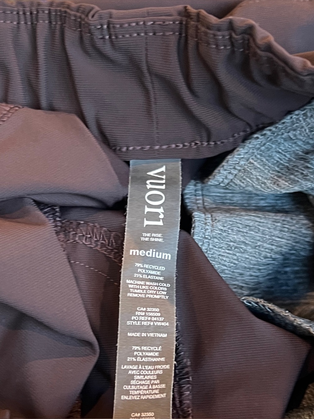 Vuori Miles Ankle Pant Women's Performance Pants Dark Brown Espresso Plum Java - Picture 8 of 9